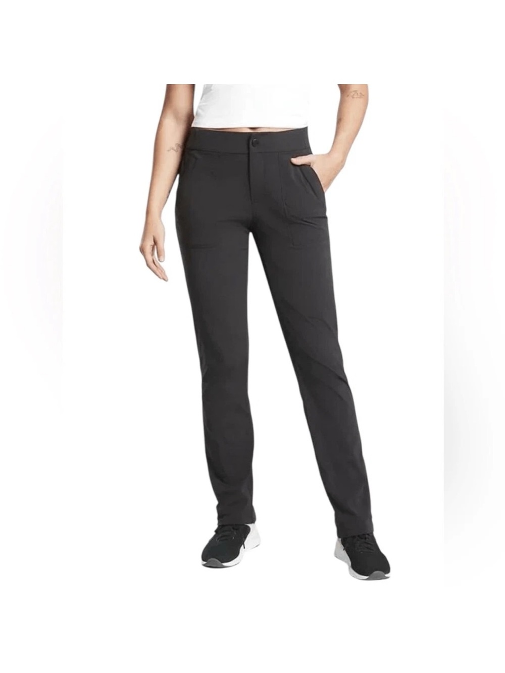 Athleta Black Trekkie hike pants size 12